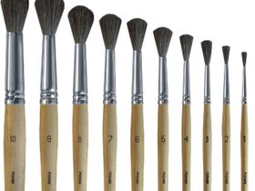 Кисть из волоса пони, круглая