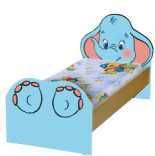 КРОВАТЬ ДЕТСКАЯ "Слоненок" Изголовье и изножье  из МДФ. Ручная роспись