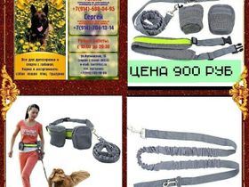 Поводок для бега с собкой