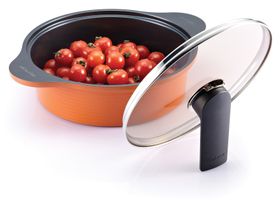 Серия "Alumite IH Ceramic Pot" кастрюля низкая 24см (2,8л)