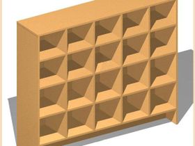 ШКАФ ДЛЯ ГОРШКОВ напольный, в артикуле указано количество мест