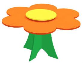 СТОЛ ДЕТСКИЙ "Ромашка" столешница МДФ