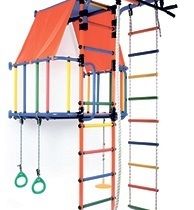 Индиго с турником. Модульный детский спортивный комплекс