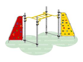Спортивный комплекс из панелей-скалодромов. Артикул 401.04.00