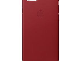Кожаный чехол Apple Leather Case для iPhone 7/8 Red