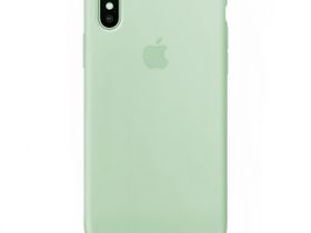 Силиконовый чехол Apple Silicone Case для iPhone X Soft Green