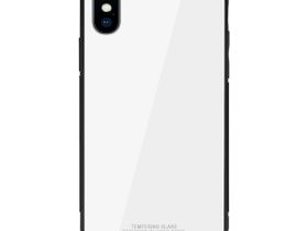 Стеклянный чехол для iPhone X White