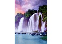 C1-094  Восход над водопадом