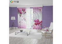 Объемные колонны с цветами