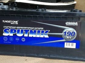 Аккумулятор Sputnik 6СТ-190L болт 190А/ч 1200А