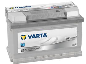 Аккумулятор Varta Silver Dynamic E38 74А/ч 750 А