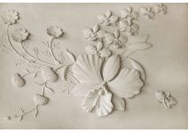 K-005 Цветы барельеф на стене