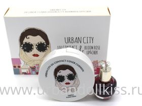 Набор Кушон для безупречного тона + тинт  для губ и щек #23 Urban City UV Contact Cover Cushion SET