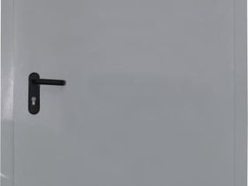 Дверь (склад) одностворчатая ДПМ-01/60 (EI 60) 800х2100 Цвет серый (RAL 7035) (Правая)