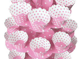 Капкейки Розовый горох - 12 шт.