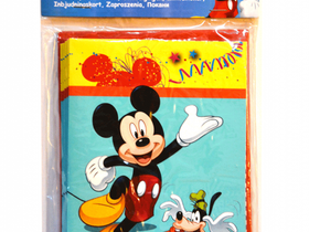 Приглашение в конверте Дисней - Микки Маус на карнавале, 6 шт.