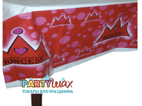 Одноразовая Скатерть Девочка - Принцесса