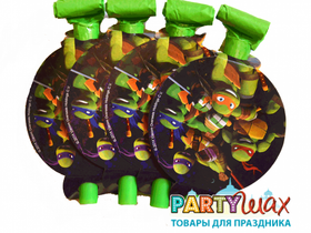 Дудка-язычок Черепашки-ниндзя, 6 шт.