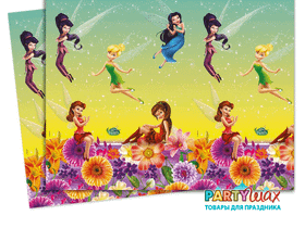Одноразовая скатерть Магия фей 120х180 см - 1 шт.