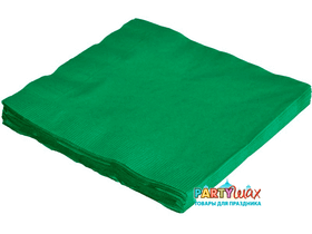 Бумажные салфетки зеленый изумруд, 16 шт.