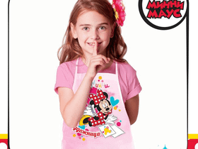 Набор для девочек "Художница", Минни Маус, фартук+доп.элементы - 1 шт.