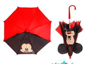 Зонт детский "Микки", Микки Маус, с ушками - 1 шт.