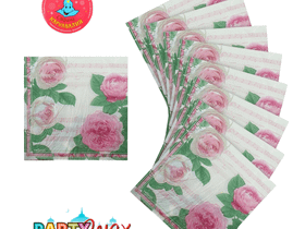 Бумажные салфетки Розовый куст, 20 шт.