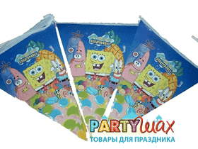 Вымпел Спанч Боб - 6 шт.