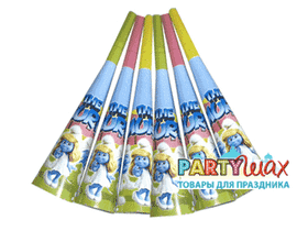 Горн Смурфики - 6 шт.