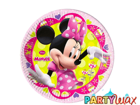 Одноразовая тарелка бумажная Стильная Минни - 8 шт.