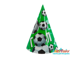 Праздничный колпачок Гол - 6 шт.