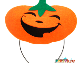 Ободок карнавальный Тыква - 1 шт.