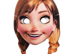 Маска карнавальная. "Анна", Холодное сердце - 1 шт.