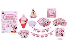 Набор для проведения праздника С Днем Рождения! Минни Маус