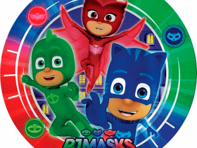 Одноразовая тарелка Герои в масках - 6 шт.