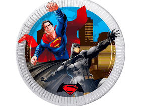 Тарелка Бэтмен против Супермена - 8 шт