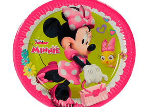 Тарелка Стильная Минни - 2, 22 см - 8 шт.