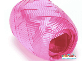 Праздничная лента розового цвета, 5мм x10 м, 6 рул.,
