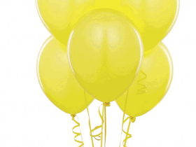 Надувные воздушные шары Желтого цвета