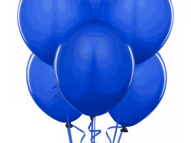 Надувные воздушные шары Синего цвета - 1 шт.