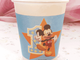 Стакан  "Дисней. Микки маус 1 год" - 6 шт.