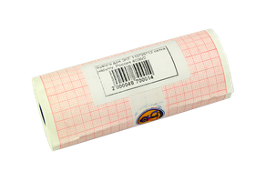 Бумага для ЭКГ (лента диаграммная из термобумаги) 110*25*12 сетка наружу, Россия 4036/2