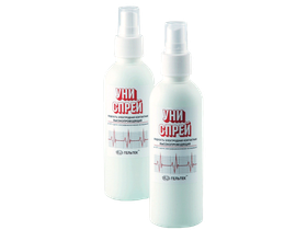 Жидкость электродная "Униспрей" контактная высокопроводящая для ЭКГ и других электрофизиологических исследований, 0,2 л, Россия (Гельтек-Медика)