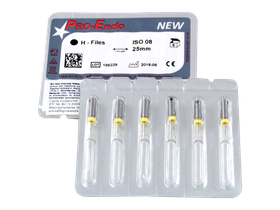 Про-Эндо Хедстрем Файлы бурав корневой ручной(Pro-Endo H-Files) №08, длина 25 мм, 6 шт/упаковка, Германия (VDW GmbH) V200607025008