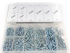 Набор саморезов по металлу, 750пр.  М48162/Шурупь