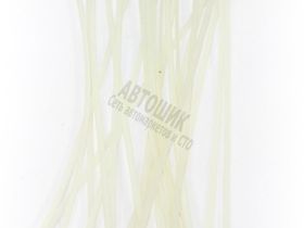 Хомут, 100*2,5 мм, пластмассовый, белый  М45515