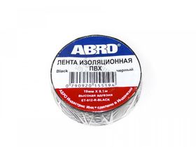 Изолента черная 19мм*9,1м ЕТ-912 ABRO