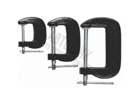 Набор: струбцины G-образные, 3шт., 25-50-75мм М206755/Sparta