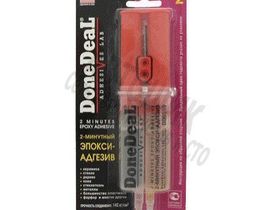 2-минутный 2-компонентный прозрач. эпокси-адгезив в шприце DD-6559