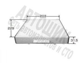 Фильтр салонный AC-801 VIC